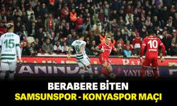 Berabere biten Samsunspor - Konyaspor maçı
