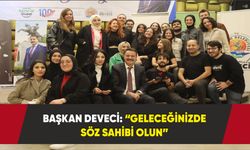 Samsun'da Gençler Başkan Deveci’ye projelerini anlattı