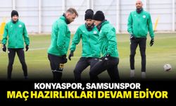 Konyaspor, Samsunspor maç hazırlıkları devam ediyor