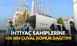 İhtiyaç sahiplerine 100 bin çuval kömür dağıtımı