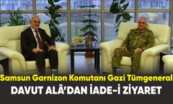 Samsun Garnizon Komutanı Gazi Tümgeneral Davut Alâ’dan İade-i Ziyaret