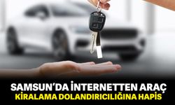 Samsun'da İnternetten araç kiralama dolandırıcılığına hapis