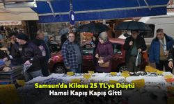 Samsun'da Kilosu 25 TL’ye Düşen Hamsi Kapış Kapış Gitti