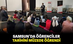 Samsun'da öğrenciler tarihini müzede öğrendi
