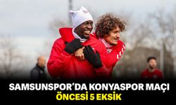 Samsunspor’da Konyaspor maçı öncesi 5 eksik