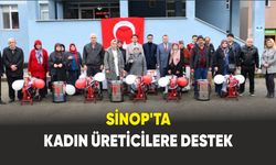 Sinop'ta kadın üreticilere destek