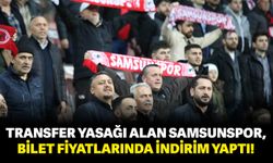 Transfer yasağı alan Samsunspor, bilet fiyatlarında indirim yaptı!