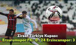 Ziraat Türkiye Kupası: Erzurumspor FK:  0 - 24 Erzincanspor: 3