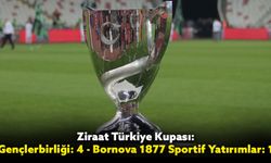 Ziraat Türkiye Kupası: Gençlerbirliği: 4 - Bornova 1877 Sportif Yatırımlar: 1