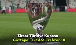 Ziraat Türkiye Kupası: Göztepe: 3 - 1461 Trabzon: 0