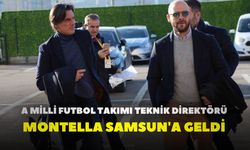 A Milli Futbol Takımı Teknik Direktörü Montella Samsun'a Geldi