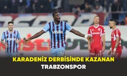 Samsunspor deplasmanda Trabzonspor'a 2-1 mağlup oldu