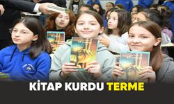 ‘Kitap Kurdu Terme Projesi’ çerçevesinde öğrencilere kitap dağıtıldı
