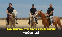 Samsun'da Atlı Spor Tesisleri’ne yoğun ilgi