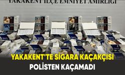 Samsun'da sigara kaçakçısı polisten kaçamadı