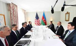 Azerbaycan Cumhurbaşkanı Aliyev, ABD Dışişleri Bakanı Blinken ile bir araya geldi