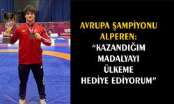 Avrupa Şampiyonu Alperen: Madalyasını Samsun’a ve Türk milletine armağan etti