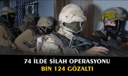 74 ilde ruhsatsız silah taşıyan şahıslara ve silah kaçakçılarına operasyon