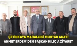 Ahmet Erdem’den Başkan Kılıç’a Ziyaret
