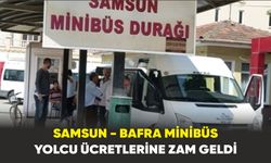 Samsun - Bafra Minibüs yolcu ücretlerine zam geldi
