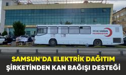Samsun'da Elektrik dağıtım şirketinden kan bağışı desteği