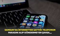 Samsun'da internetten sattığı telefonun parasını alıp göndermeyen şahsa 3 yıl 4 ay hapis