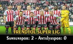 Samsunspor, sahasında  Antalyaspor’u 2-0 yendi