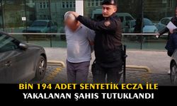 Samsun'da 1194 adet sentetik ecza ile yakalanan şahıs tutuklandı
