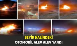 Bursa'da seyir halindeki otomobil bir anda alev aldı