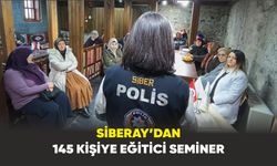 Samsun'da SİBERAY’dan 145 kişiye eğitici seminer