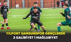 Yılport Samsunspor gençlerde 2 galibiyet 1 Mağlubiyet