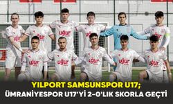 Yılport Samsunspor U17; Ümraniyespor U17'yi 2-0'lık skorla geçti
