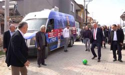 Babadağ’da adaylar birbiriyle futbol oynadı