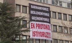 Kadıköy Belediyesi’nde çalışan işçiler eylem yaptı
