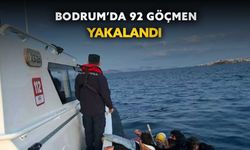 Bodrum'da 92 göçmen yakalandı