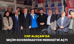 CHP Alaçam ilçe seçim koordinasyon merkezini açtı