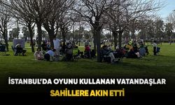 İstanbul’da oyunu kullanan vatandaşlar sahillere akın etti