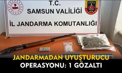 Samsun'da Jandarmadan uyuşturucu operasyonu: 1 gözaltı