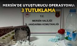 Mersin’de uyuşturucu operasyonu: 3 tutuklama
