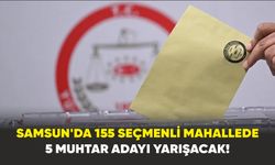 Samsun'da 155 seçmenli mahallede 5 muhtar adayı yarışacak!
