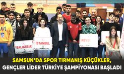 Samsun’da Spor Tırmanış Küçükler, Gençler Lider Türkiye Şampiyonası başladı