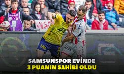 Samsunspor evinde 3 puanı 2 golle aldı