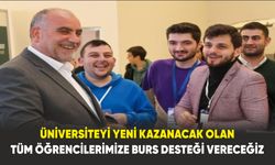 Başkan Sandıkçı: "Üniversiteyi yeni kazanacak olan tüm öğrencilerimize burs desteği vereceğiz”