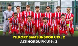 Yılport Samsunspor U19 sahasında Altınordu FK U19 ile berabere kaldı