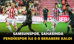 Samsunspor, sahasında Pendikspor ile 0-0 berabere kaldı.