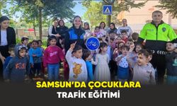 Samsun’da çocuklara trafik eğitimi