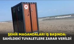 Samsun'da şehir magandaları iş başında: Sahildeki tuvaletlere zarar verildi