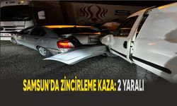 Zincirleme trafik kazasında 2 yaralı