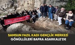 Bafra'da Gönüllü Gençlerden Çevre Temizliği