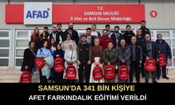SAMSUN’DA 341 BİN KİŞİYE AFET FARKINDALIK EĞİTİMİ VERİLDİ